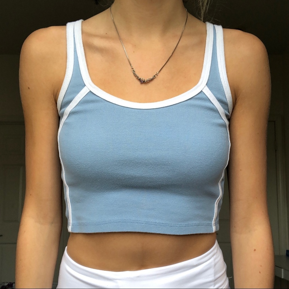 ❌SOLD❌ Brandy Melville Blue Lauren Tank Top